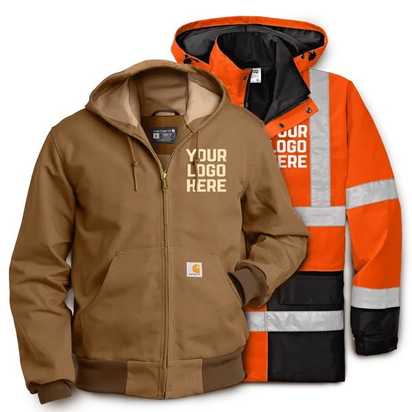 Custom embroidered work jackets