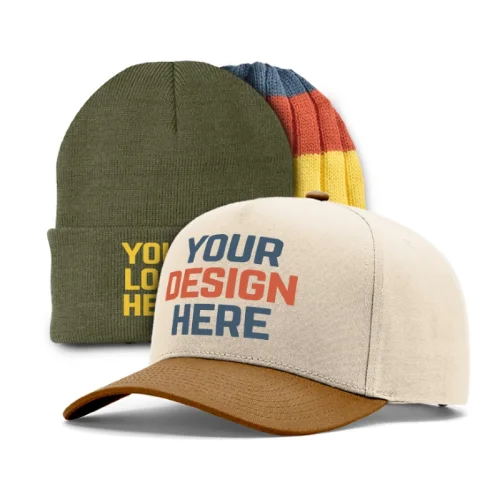 Custom printed hats and beanies