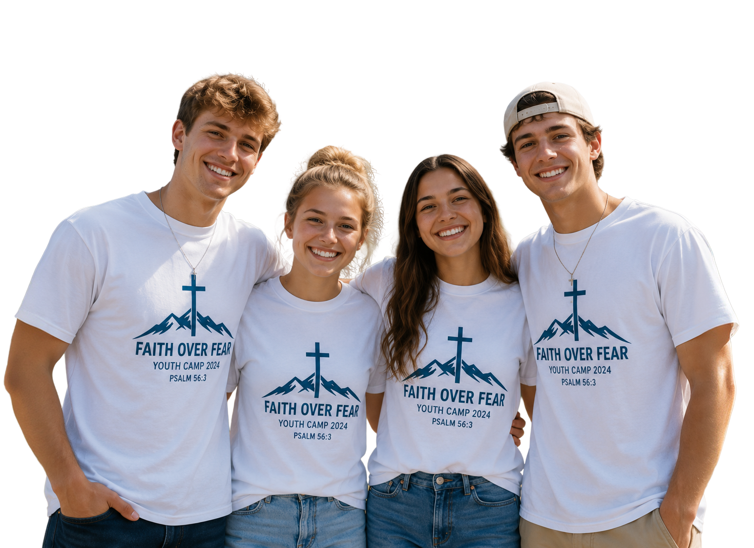 Custom printed shirts for church communities